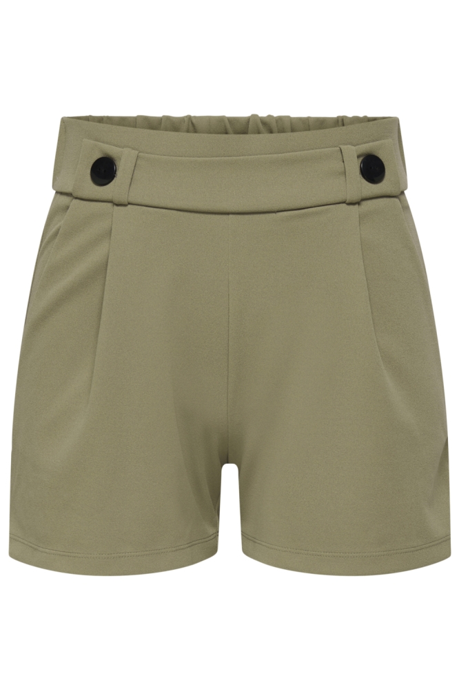 Jacqueline de Yong groene dames korte broek | Vooraanzicht