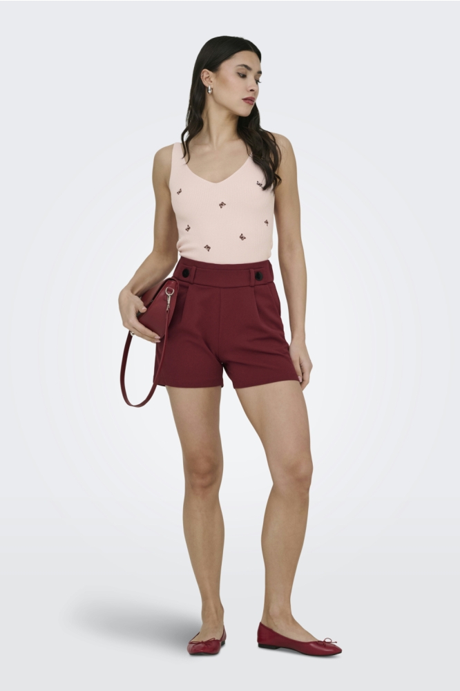 Jacqueline de Yong rode dames korte broek | Model