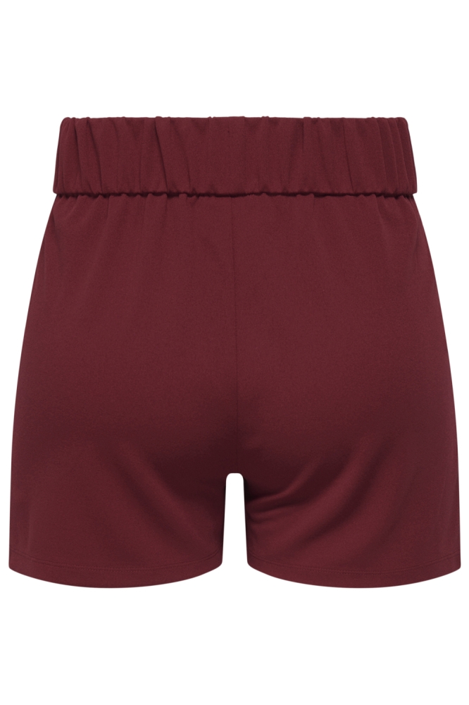 Jacqueline de Yong rode dames korte broek | Achteraanzicht