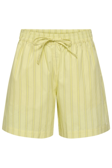 Jacqueline de Yong Korte broek JDYMIO MW SHORTS WVN DIA 15370590 FRENCH VANILLA/LEMON DROP