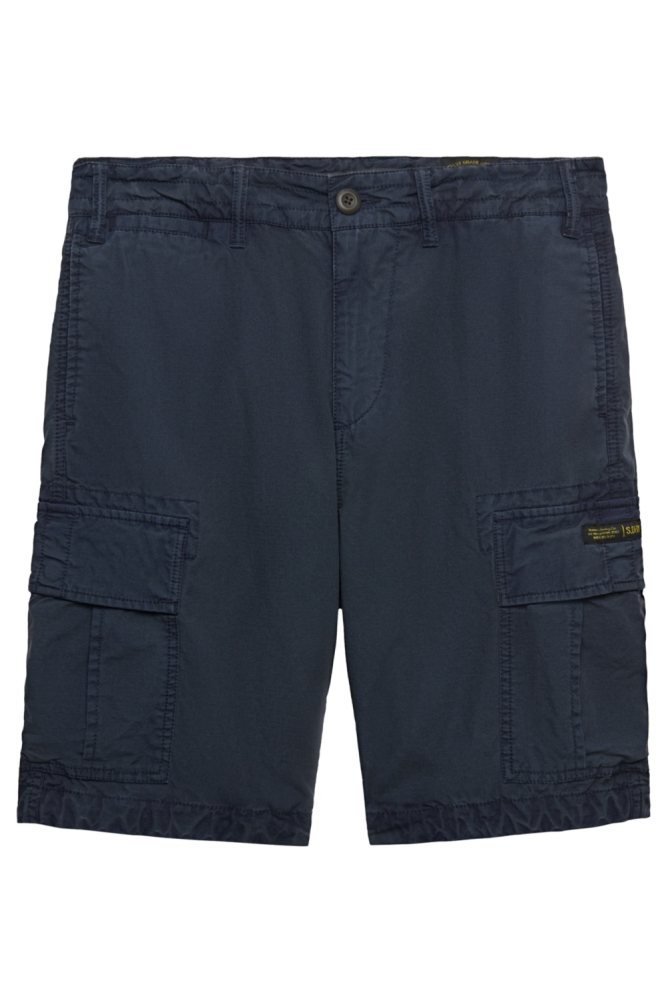 Superdry blauwe heren korte broek | Vooraanzicht