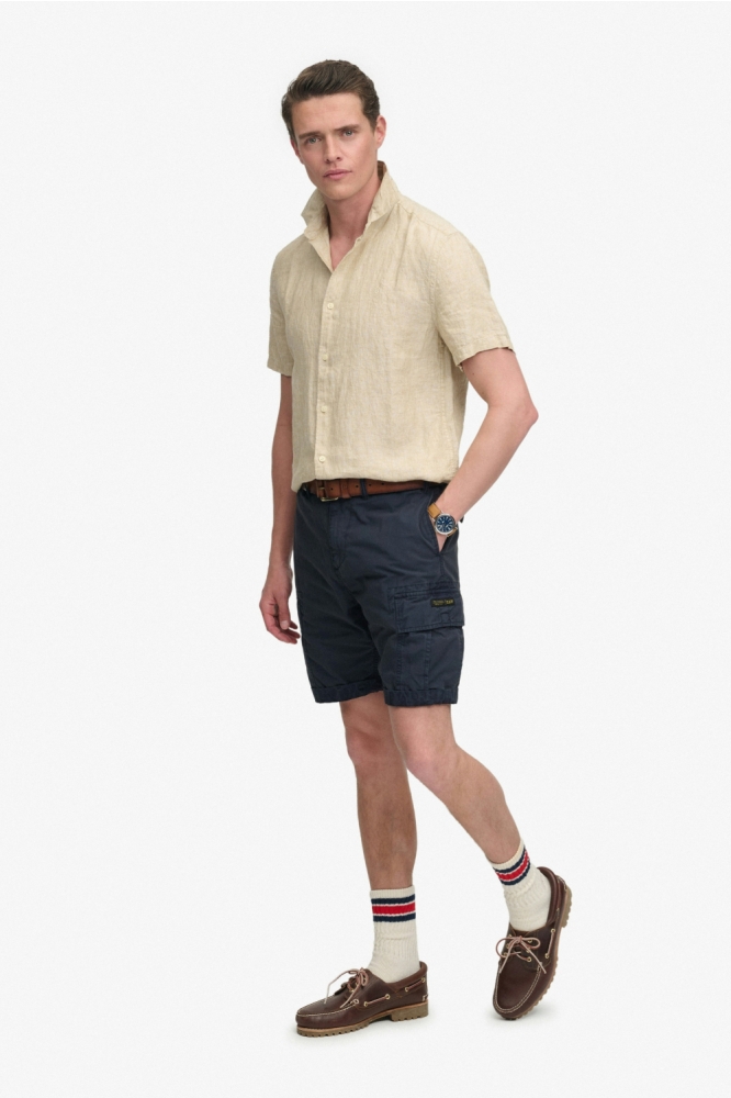 Superdry blauwe heren korte broek | Model