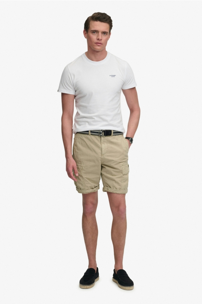 Superdry beige heren korte broek | Model