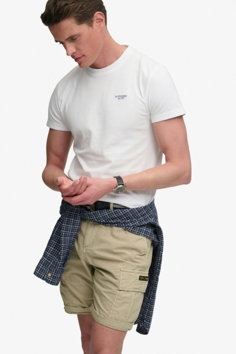 Superdry beige heren korte broek | Model