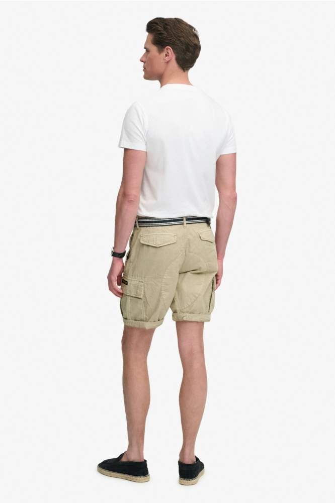 Superdry beige heren korte broek | Model