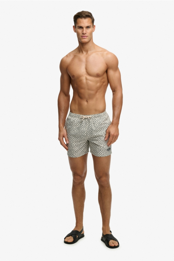 Superdry beige heren korte broek | Model