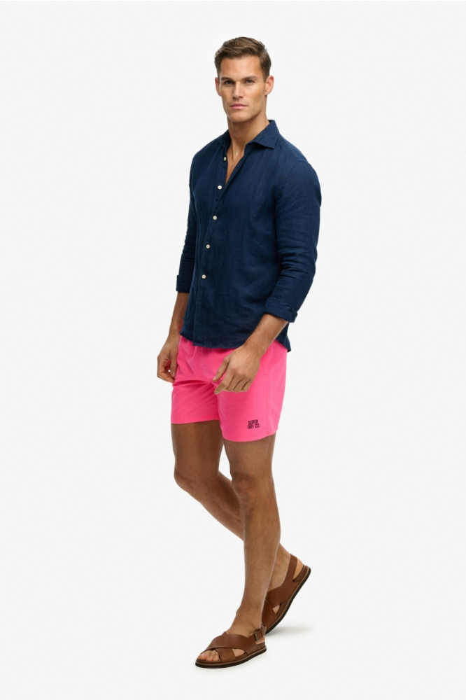 Superdry roze heren korte broek | Model