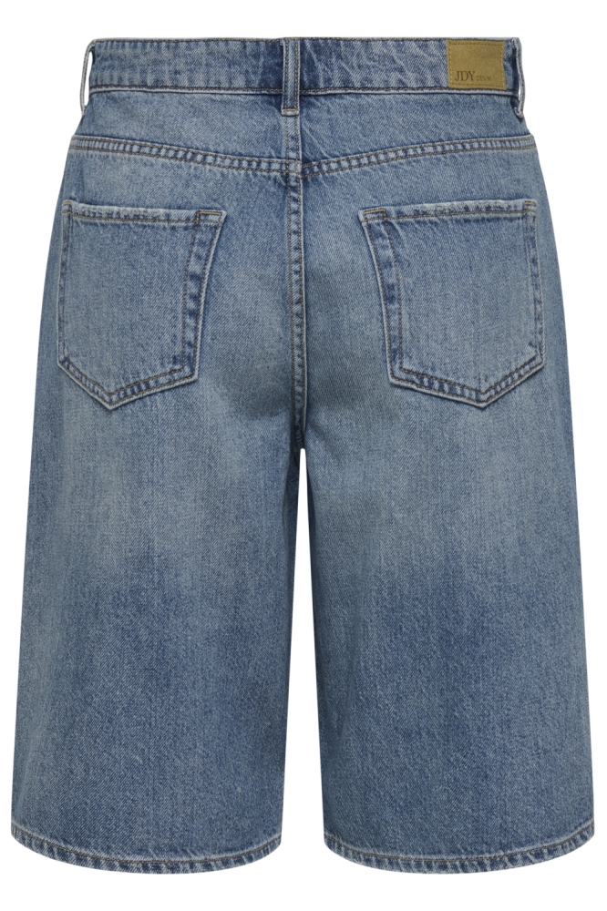 Jacqueline de Yong blauwe dames korte broek | Achteraanzicht