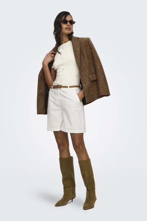Jacqueline de Yong witte dames korte broek | Model
