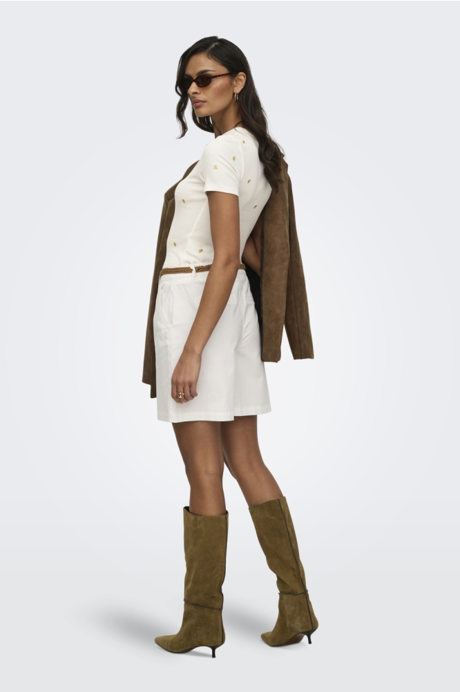 Jacqueline de Yong witte dames korte broek | Model