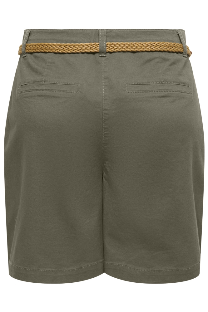 Jacqueline de Yong groene dames korte broek | Achteraanzicht