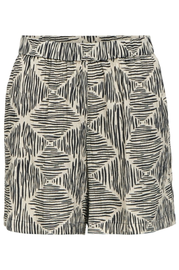Object Korte broek OBJNAJA H/W SHORTS 144 23048824 HUMUS/BLACK