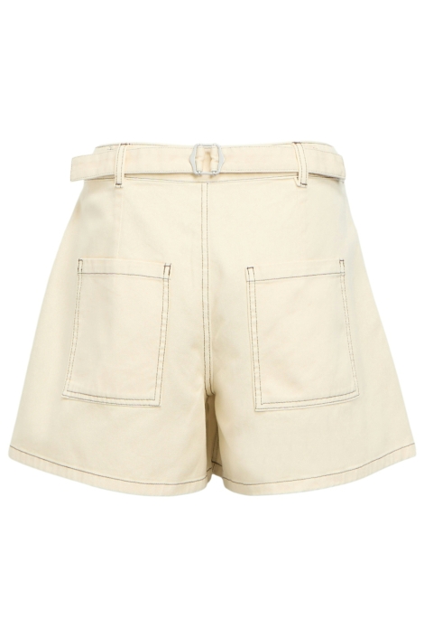 Object beige dames korte broek | Achteraanzicht