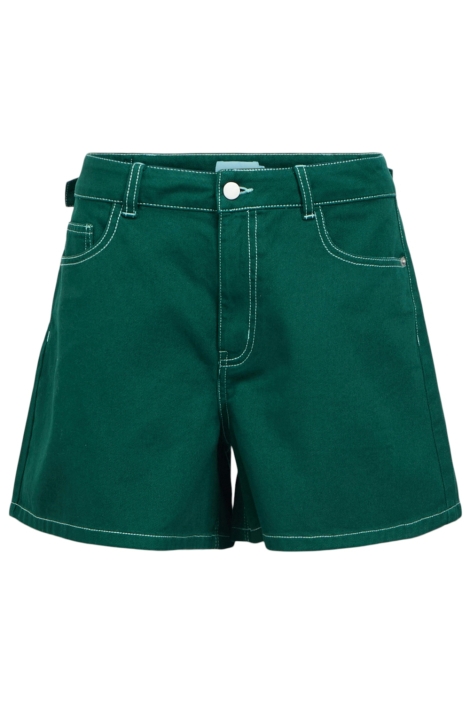 Object groene dames korte broek | Vooraanzicht