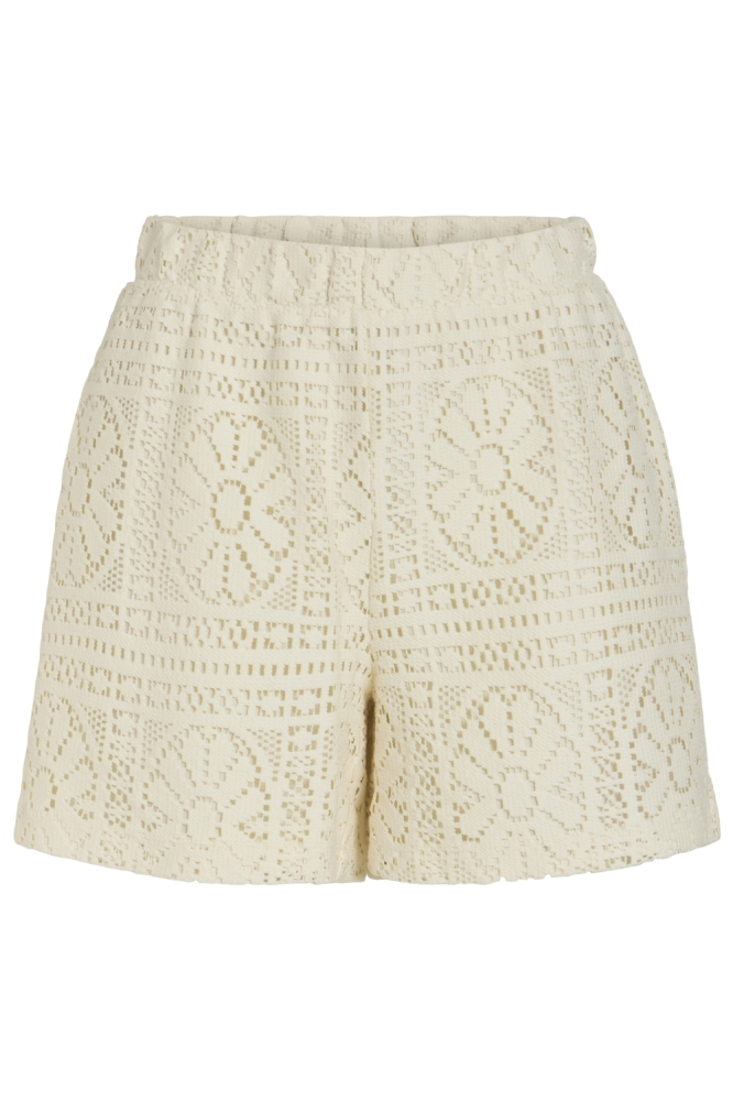 Vila beige dames korte broek | Vooraanzicht