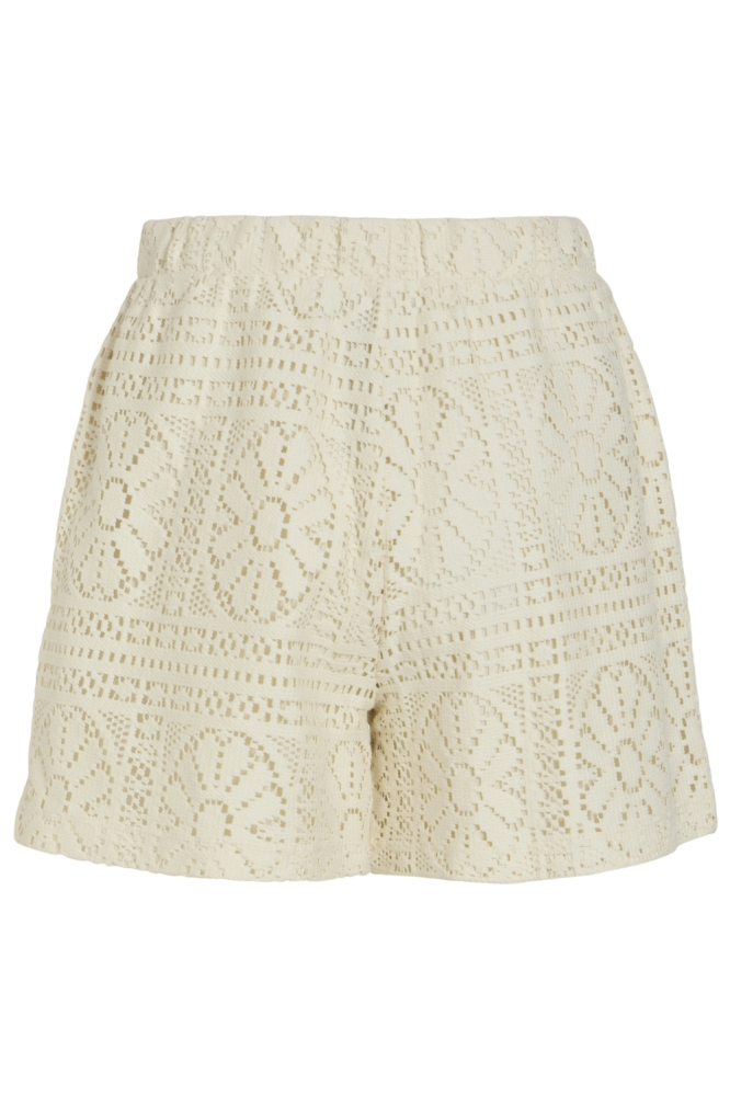 Vila beige dames korte broek | Achteraanzicht