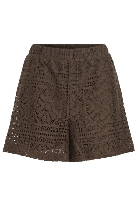Vila bruine dames korte broek | Vooraanzicht