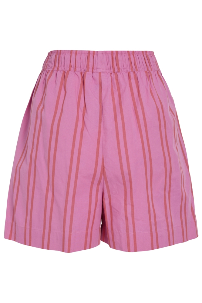 Vila roze dames korte broek | Achteraanzicht