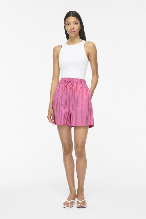 Vila roze dames korte broek | Model