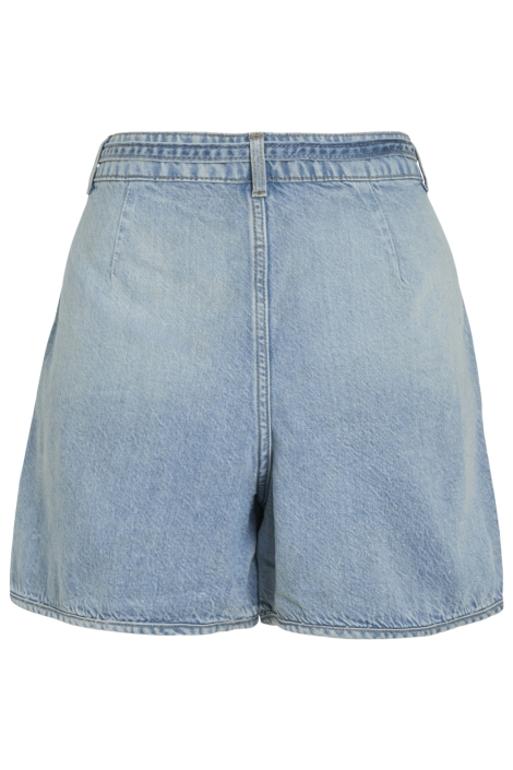 Vila blauwe dames korte broek | Achteraanzicht