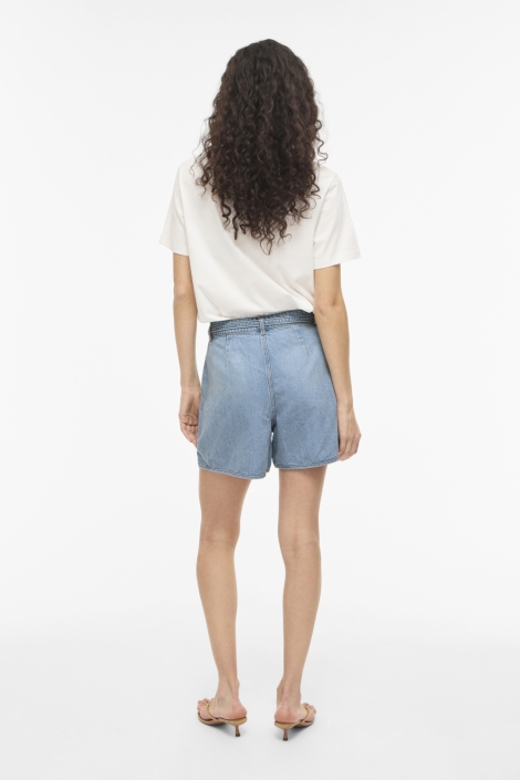 Vila blauwe dames korte broek | Model