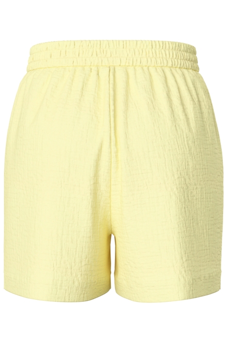 Pieces gele dames korte broek | Achteraanzicht