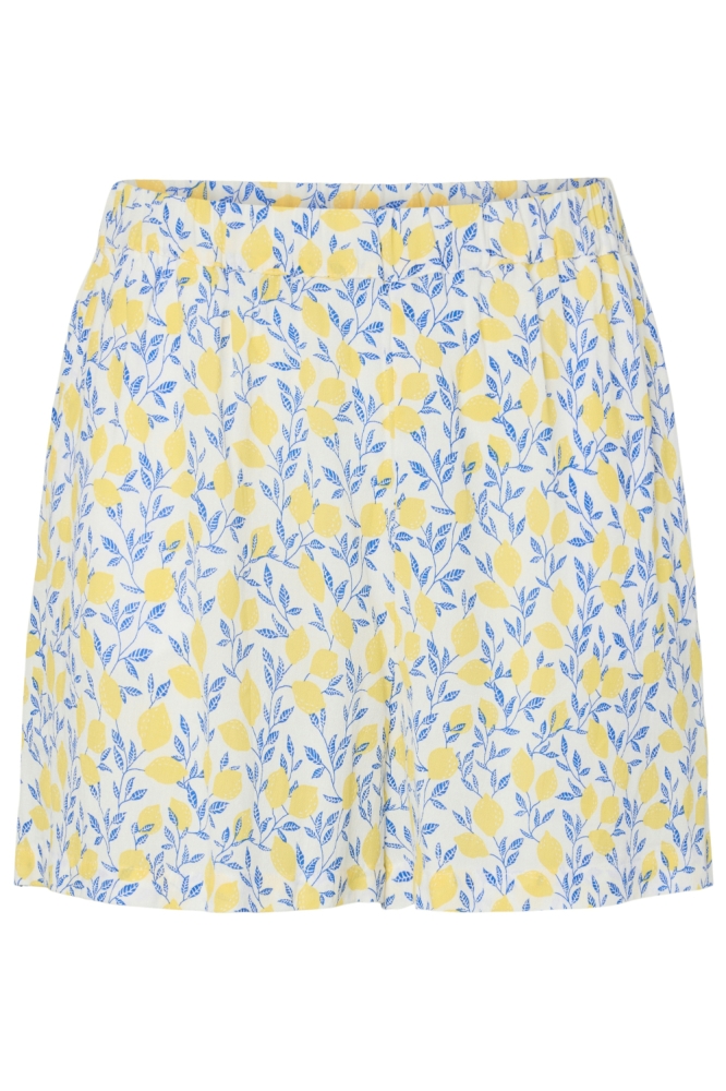 Pieces witte dames korte broek | Vooraanzicht