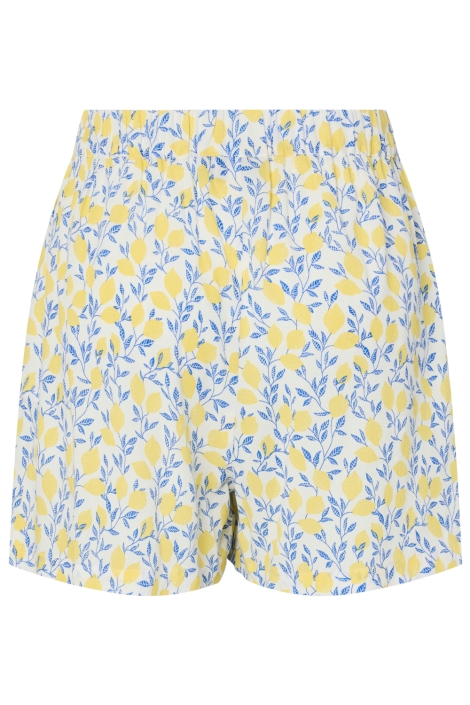 Pieces witte dames korte broek | Achteraanzicht