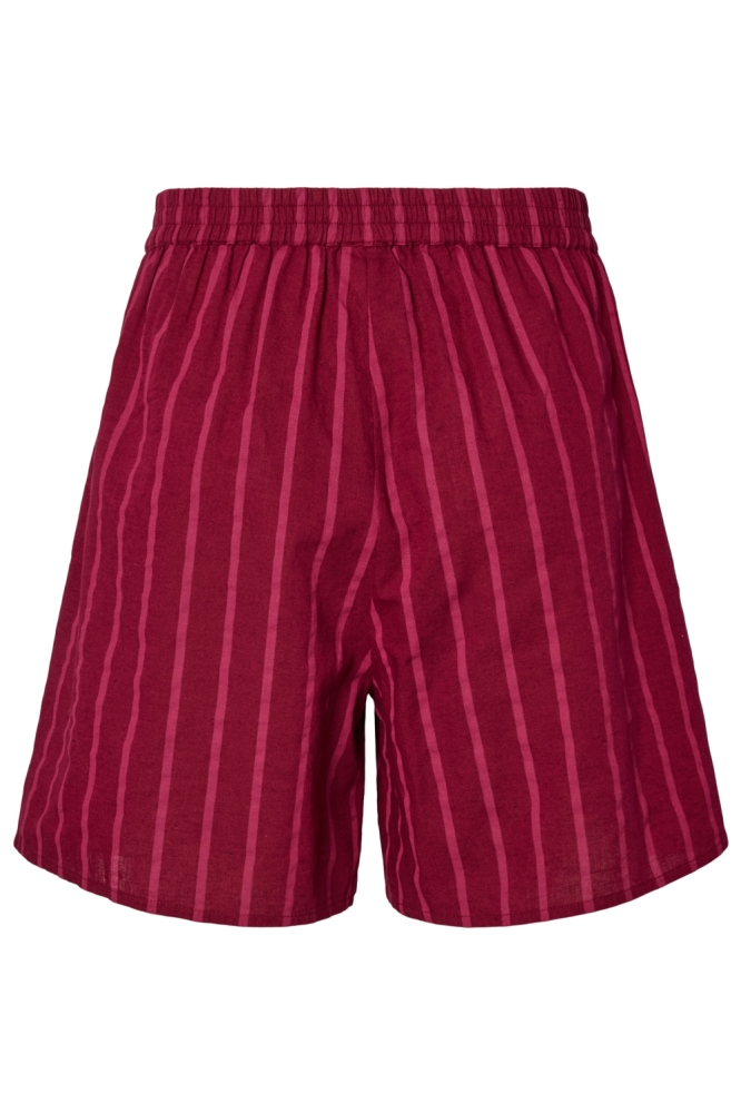 Pieces roze dames korte broek | Achteraanzicht