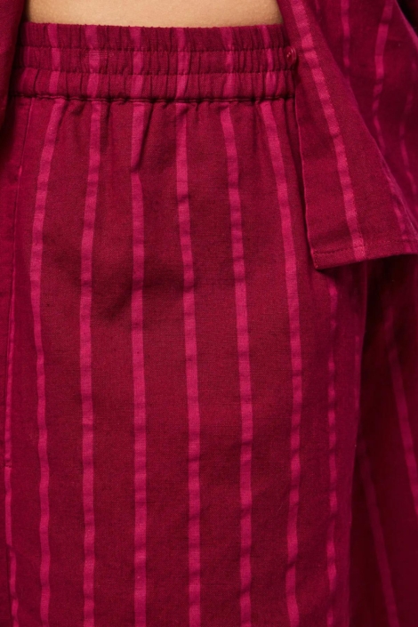 Pieces roze dames korte broek | Close up