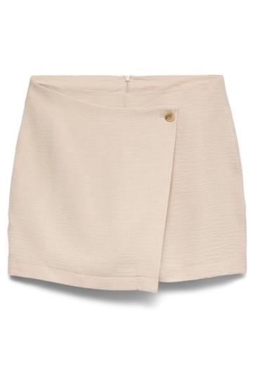 Vero Moda Korte broek VMKAYLIE SHORT SKORT WVN BTQ 10346061 OATMEAL