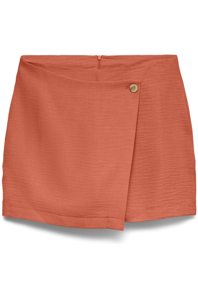 Vero Moda oranje dames korte broek | Vooraanzicht