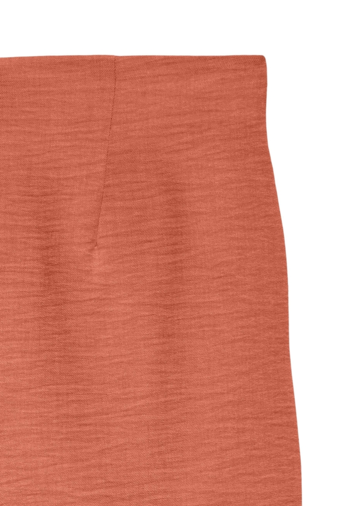 Vero Moda oranje dames korte broek | Close up