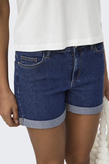 Jacqueline de Yong Broek JDYMOON MW SHORTS DNM 15370779 MEDIUM BLUE DENIM