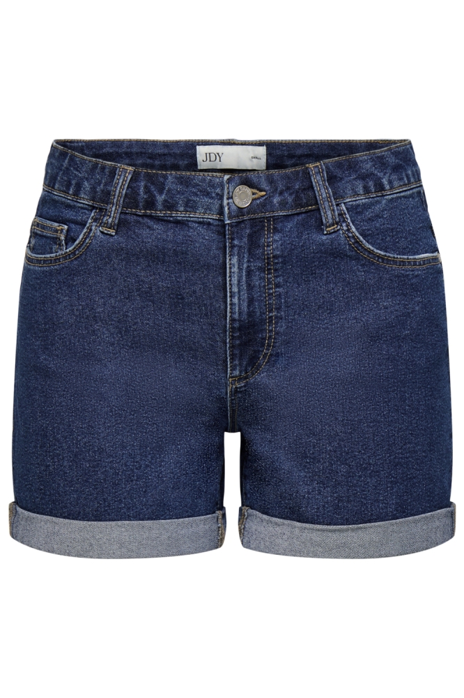 Jacqueline de Yong blauwe dames korte broek | Vooraanzicht