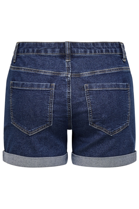 Jacqueline de Yong blauwe dames korte broek | Achteraanzicht