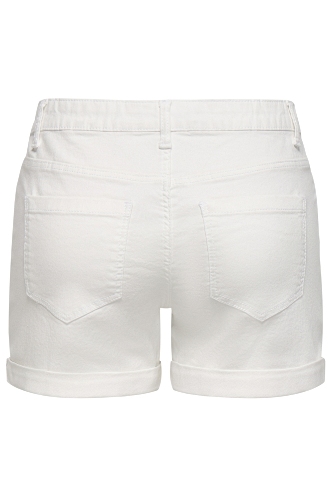 Jacqueline de Yong witte dames korte broek | Achteraanzicht