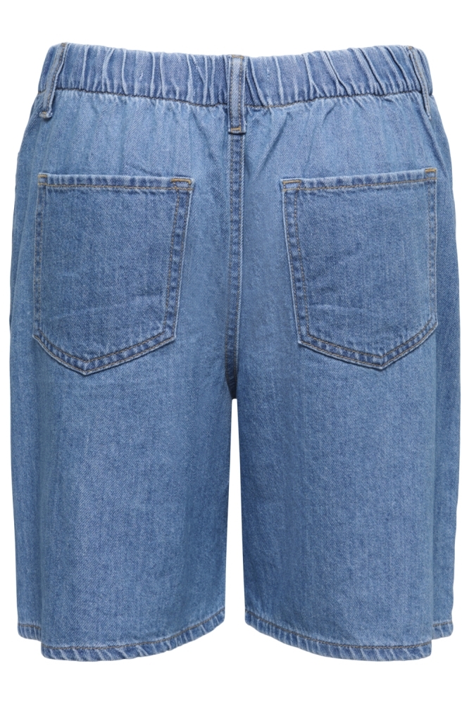 Jacqueline de Yong blauwe dames korte broek | Achteraanzicht