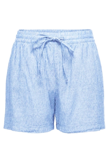 Jacqueline de Yong Korte broek JDYMILA LINEN HW SHORTS WVN DIA 15348169 Kentucky Blue/CLOUD DANCER