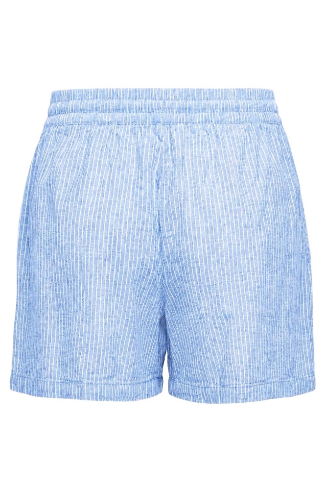 Jacqueline de Yong blauwe dames korte broek | Achteraanzicht