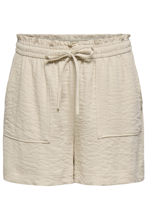 Jacqueline de Yong beige dames korte broek | Vooraanzicht