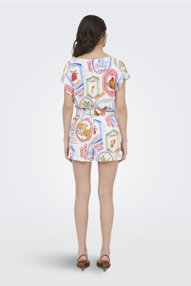 Jacqueline de Yong witte dames korte broek | Model