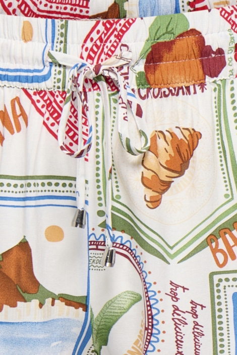 Jacqueline de Yong witte dames korte broek | Close up