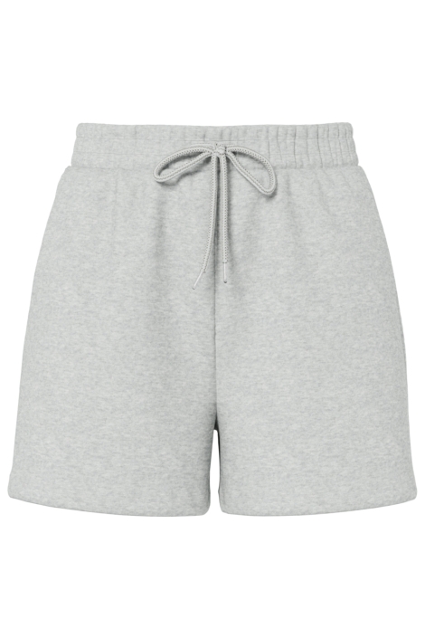 Pieces grijze dames korte broek | Vooraanzicht