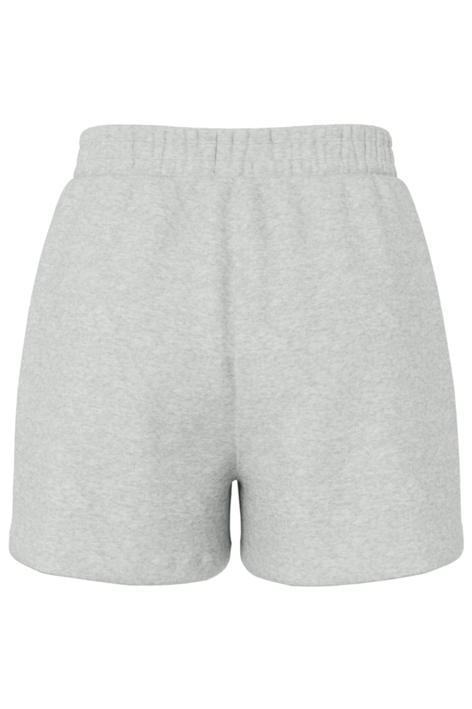 Pieces grijze dames korte broek | Achteraanzicht