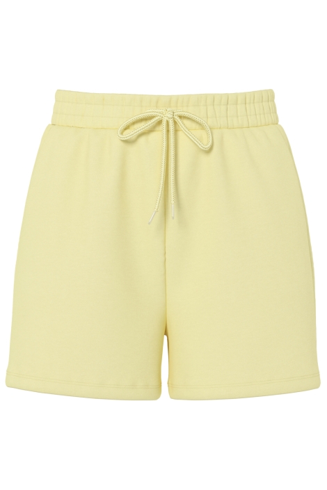 Pieces gele dames korte broek | Achteraanzicht
