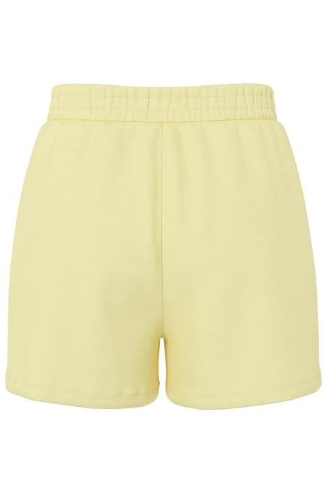 Pieces gele dames korte broek | Achteraanzicht