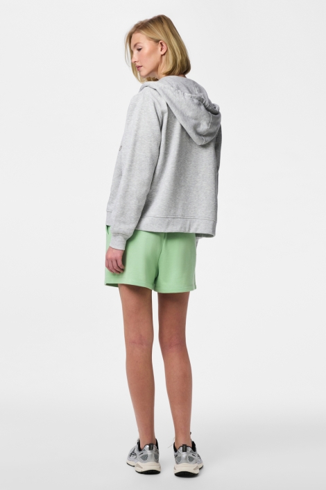 Pieces groene dames korte broek | Model