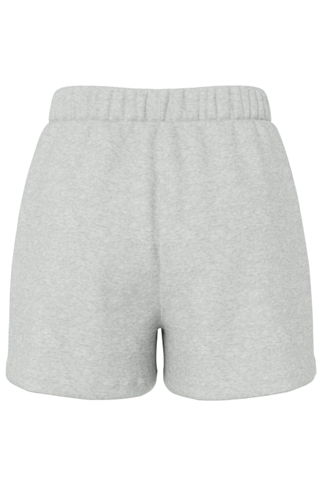 Pieces grijze dames korte broek | Achteraanzicht