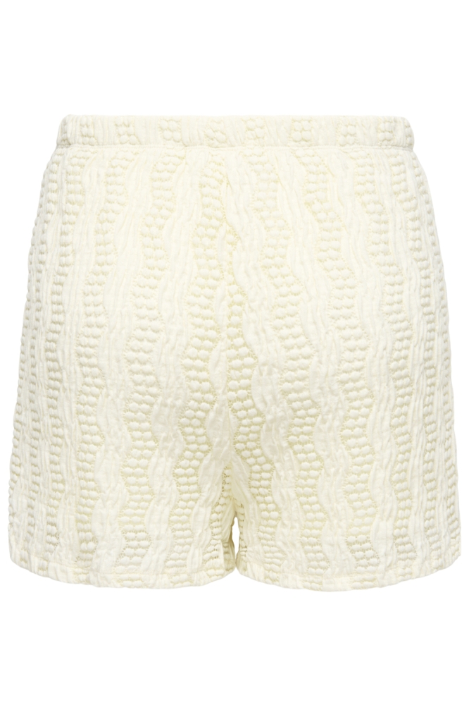Only ecru dames korte broek | Achteraanzicht
